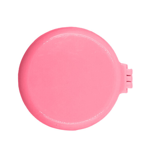 (Light Pink) Spazzola Capelli Pieghevole con Specchio Tonda Blu 1