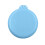 (Blue) Spazzola Capelli Pieghevole con Specchio Tonda Blu 3