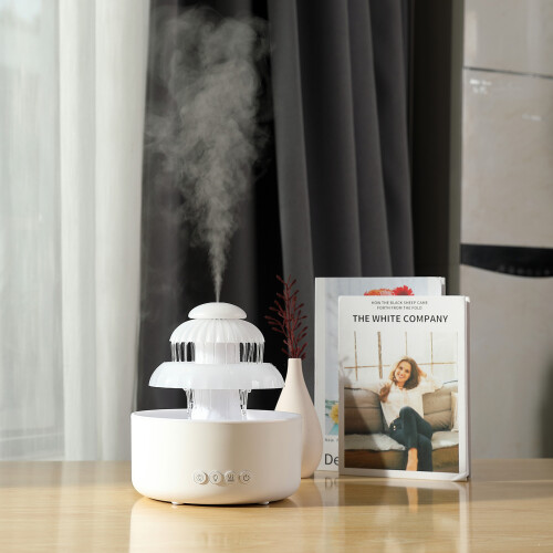 600ml Ätherisches Öl Diffusor USB Aromatherapie 7 Farben LED 1