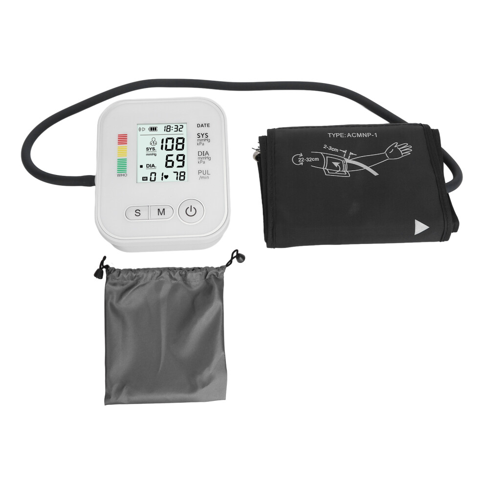 (Voice Remind) Arm Type Blood Pressure Monitor High Accuracy English Voice Reminder