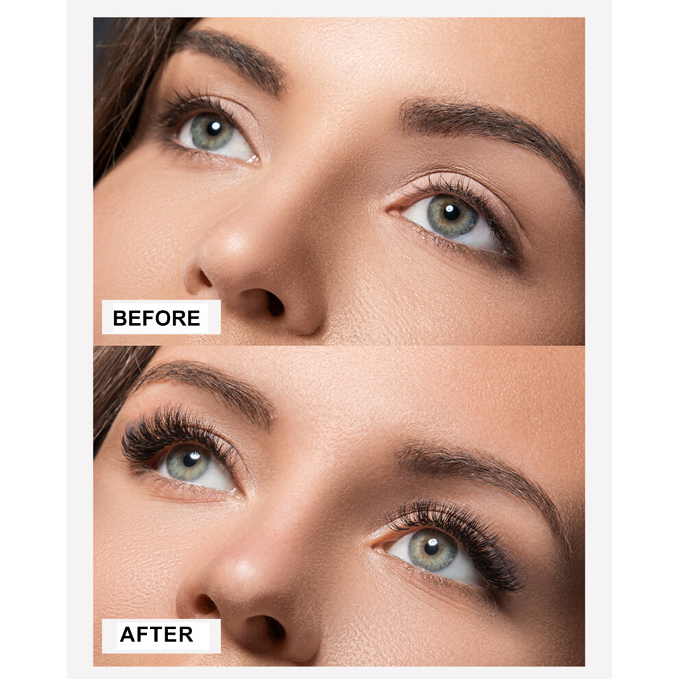 Segmental False Eyelashes with Tweezers Glue 5 Sizes 120 Cluster Set