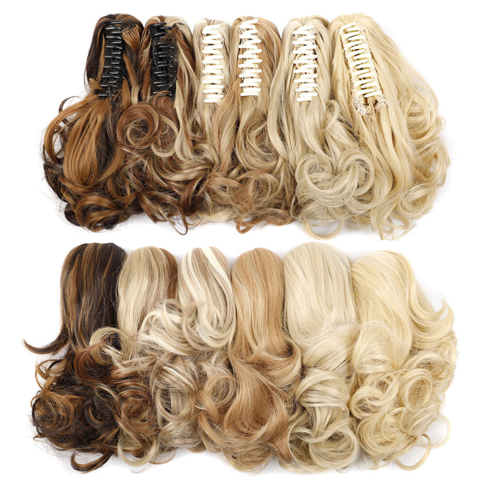 Unisex Curly Ponytail Matte Silk Long Wavy Hair Wig