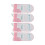 (Pink) 4x Wegwerpuurzakje Zelfsluitend Roze 5