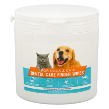 50pcs Dental Finger Wipes Plaque Removal Fresh Breath for Dogs
