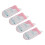 (Pink) 4x Wegwerpuurzakje Zelfsluitend Roze 2
