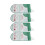 (Green) 4x Wegwerpuurzakje Zelfsluitend Roze 4