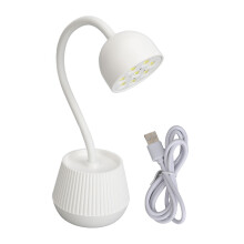 Lampada Unghie Loto 360 Girevole Infrarossi Collo Cigno