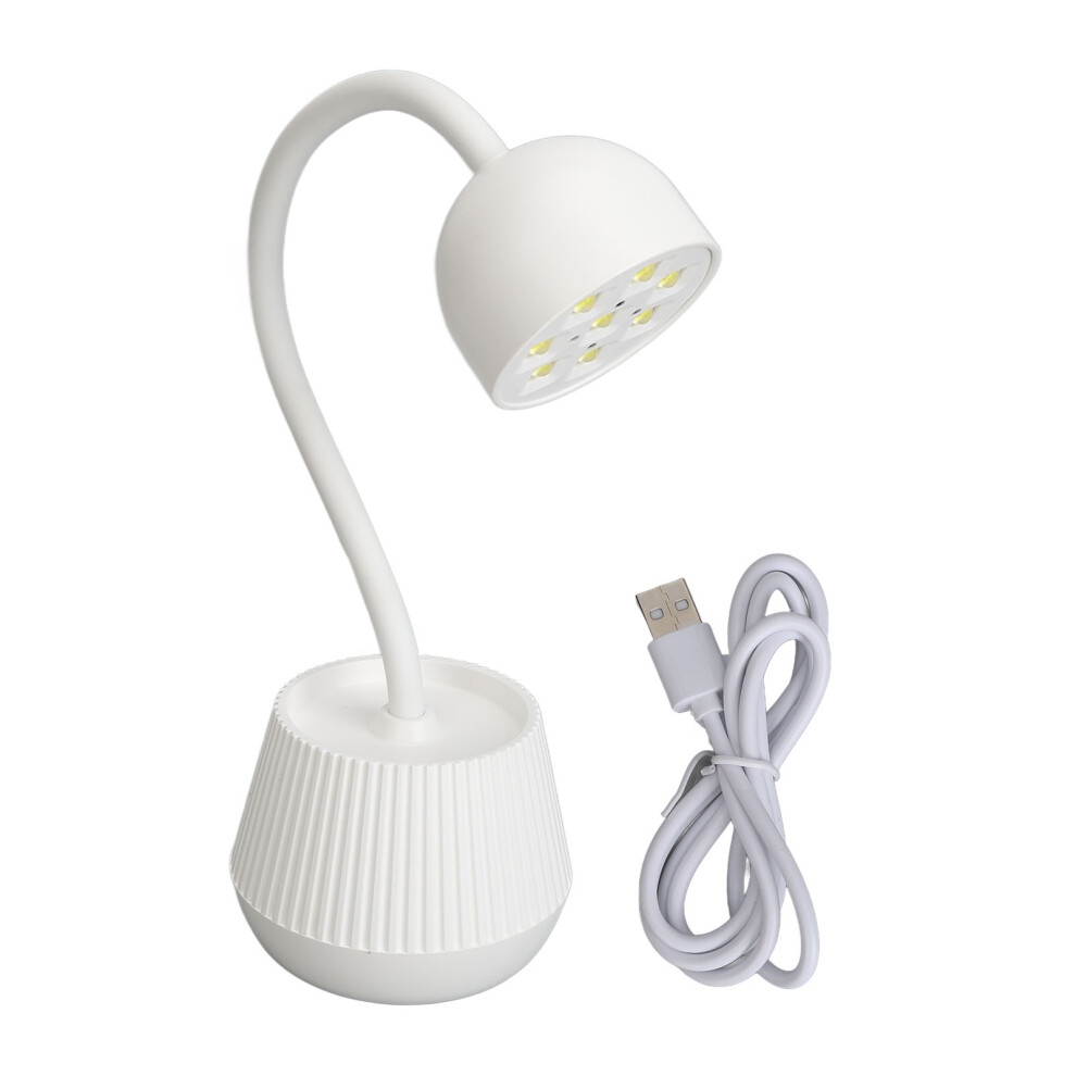Lotus Shape Nail Lamp 360 Rotatable Infrared Gooseneck