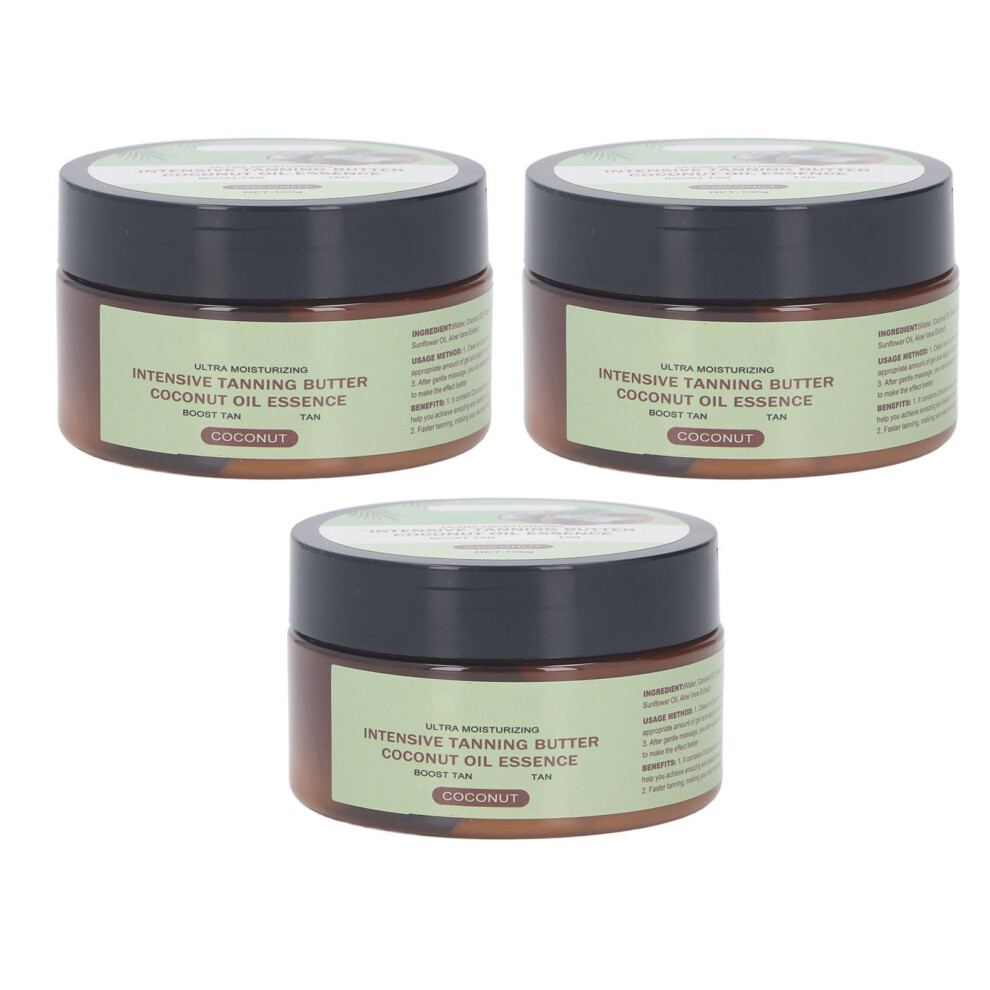 Cream 3Pcs Tanning Lotion Accelerator Moisturizing Self Tanner 100G