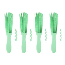 4pcs Hair Detangling Brush 8 Row Fine Tooth Portable