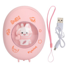(Pink) Mini-Handwärmer 3 Gänge USB-Ladung Tragbar Rosa