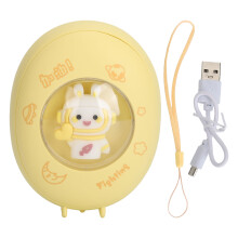 (Yellow) Mini-Handwärmer 3 Gänge USB-Ladung Tragbar Rosa