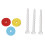 9 Pack Low Friction Adjustable Driver Tees Multi Color 4