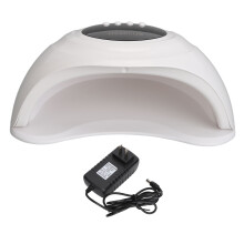 (US Plug) UV LED Nail Lamp 110W 54pcs Fast Dry w/ Phone Slot