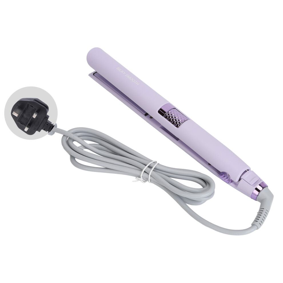 (UK Plug) Hair Curling Iron 100-240V 360 Rotating Negative Ion Straightener