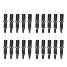 (Black) 20pcs Tattoo Ballpoint Cartridges 0.5mm 4ml Green Practice Dotwork
