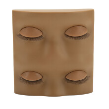 (Dark Brown) Doppelte Wimpern-Puppe 2 Paare Dunkelbraun