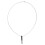 (Black) Atem-Necklace Edelstahl Gold 1