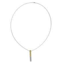 (Gold) Atem-Necklace Edelstahl Gold