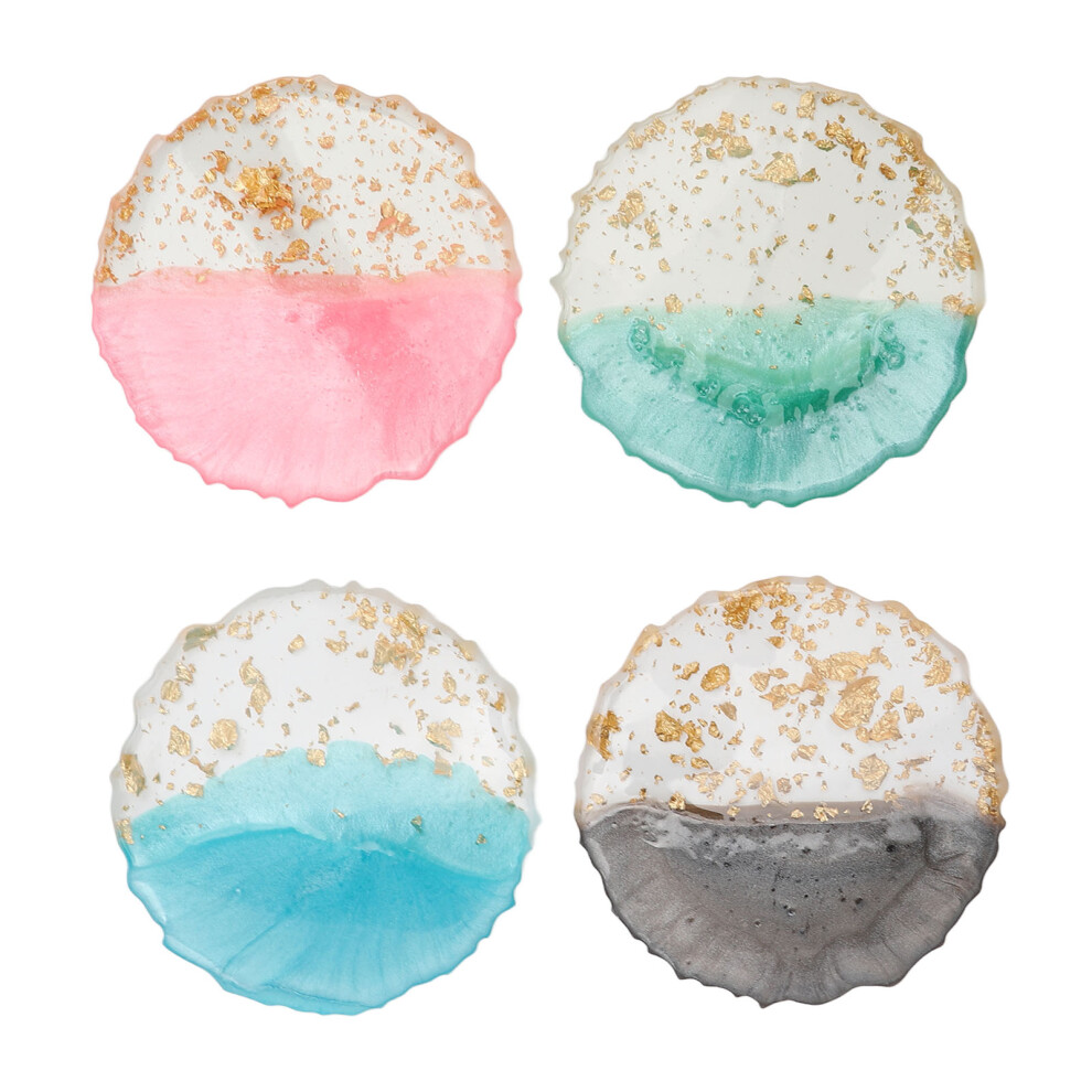 Nail Art Palette 4 Colors Resin Mixing Painting Tool