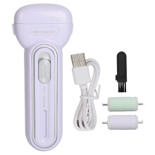 (Purple) Elektrischer Fußschleifgerät Akku Pediküre Lila