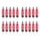 (Red) 20pcs Tattoo Ballpoint Cartridges 0.5mm 4ml Green Practice Dotwork 4