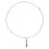 (Silver) Atemkette Stressrelief Pfeifenform Stahl Meditation Silber 1