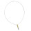 (Gold) Atem-Necklace Edelstahl Gold 4