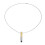 (Gold) Atem-Necklace Edelstahl Gold 2
