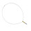 (Gold) Atem-Necklace Edelstahl Gold 5