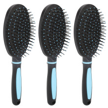 3Pcs Paddle Hair Brush Oval Soft Teeth Easy to Hold