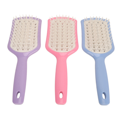 3Pcs Curved Vent Brush Scalp Massage 2
