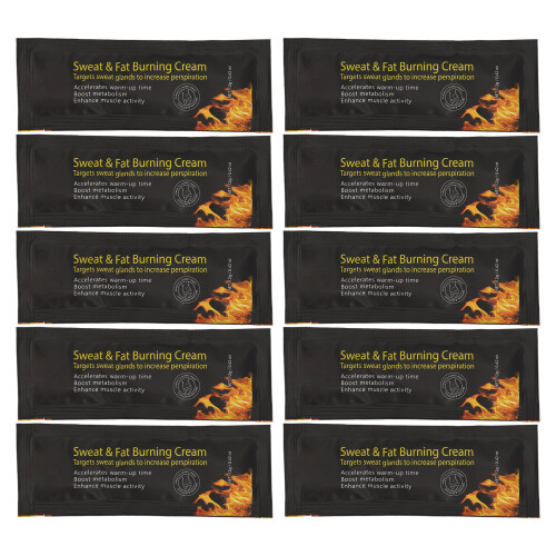 10 Bags Abdominal Hot Cream Fat Burner