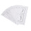 100x Clear Adhesive Eyebrow Ruler Stencils 4