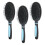 3x Oval Haarbürste mit weichen Zähnen, ergonomisch 5