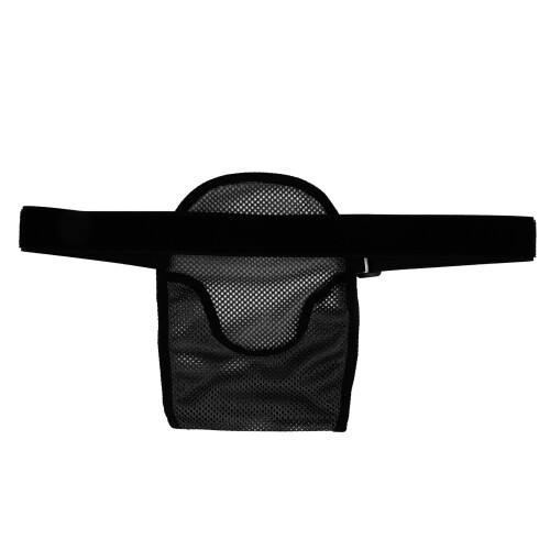 (Black) Adjustable Belt Ostomy Bag Cover Protector 2