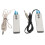 2pcs Tattoo Foot Pedal Switch Stainless Steel 1.4M 4