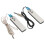 2pcs Tattoo Foot Pedal Switch Stainless Steel 1.4M 2