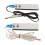2pcs Tattoo Foot Pedal Switch Stainless Steel 1.4M 5