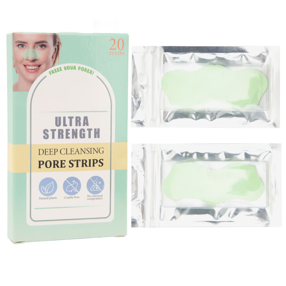 20PCS Blackheads Remover Pore Strips Deep Cleansing Skin Care