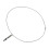 (Silver) Atemkette Stressrelief Pfeifenform Stahl Meditation Silber 2