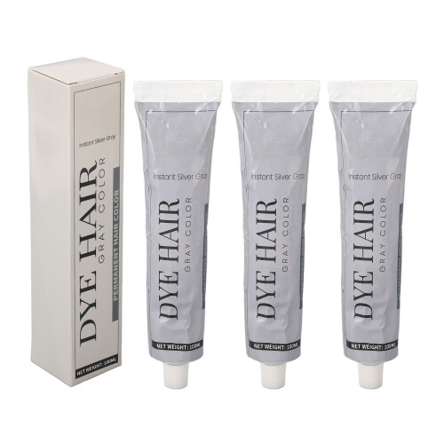 3tl Graue Haarfärbecreme, semi-permanent, 100ml