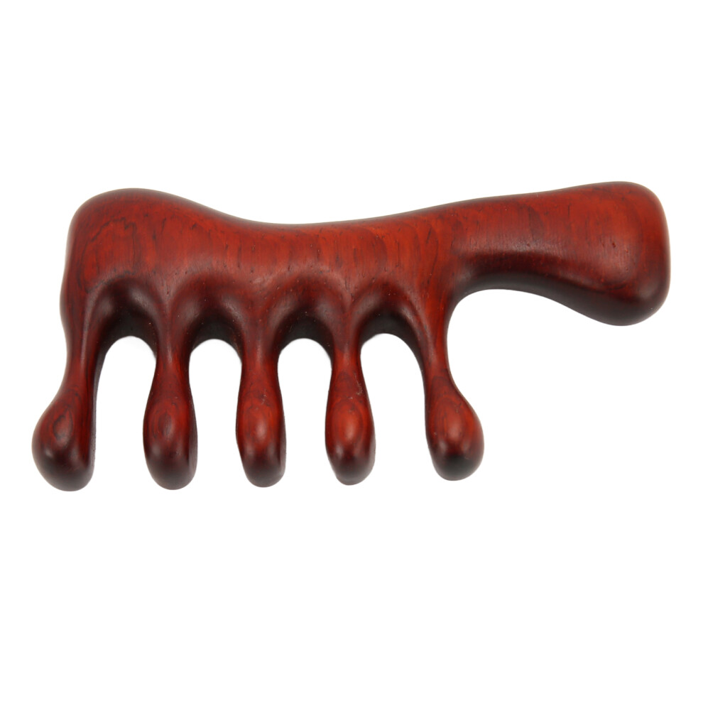 Unisex Wooden Scalp Massage Comb Anti Static Wide Tooth For Head Neck