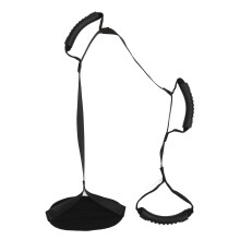 Long Leg Lifter Strap Padded Handgrips for Elderly Circulation