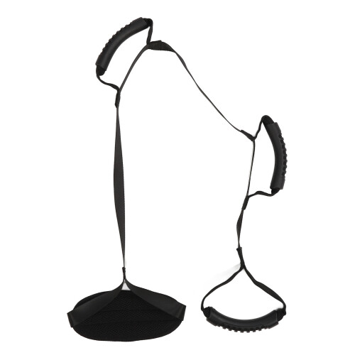 Long Leg Lifter Strap Padded Handgrips for Elderly Circulation