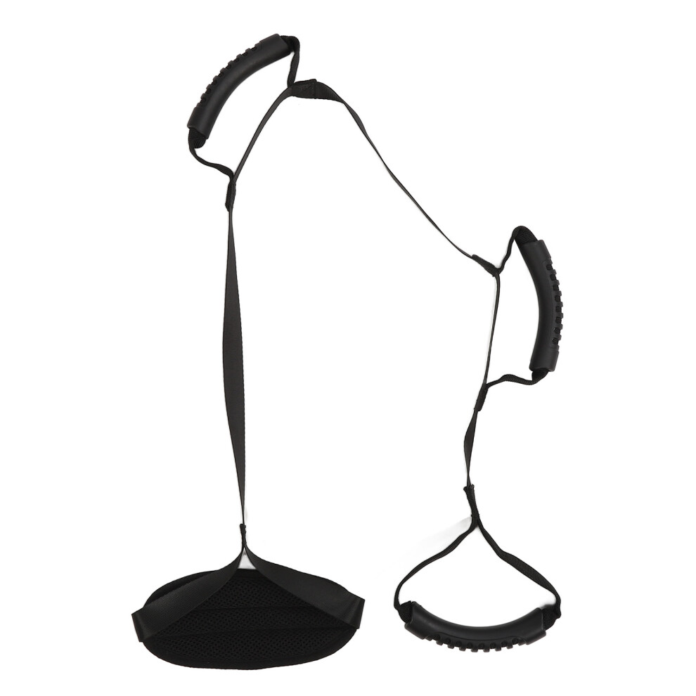 Long Leg Lifter Strap Padded Handgrips for Elderly Circulation
