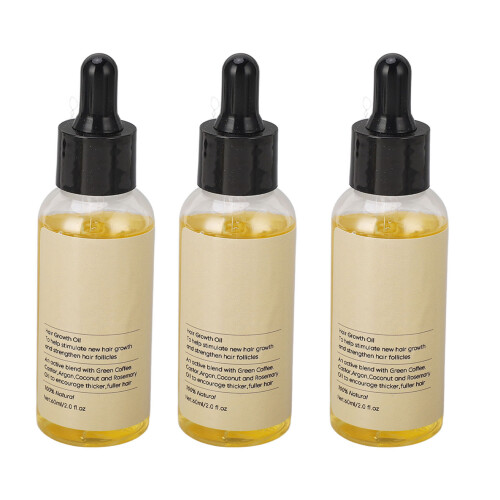 3x 60ml Rosmarin-Haarwachstumsöl gegen Spliss 1