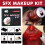 Halloween-Make-up-Set mit Horrorwachs, Blutgel & Spray 2