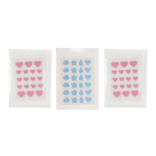 54Pcs Heart Shape Hydrocolloid Pimple Patches