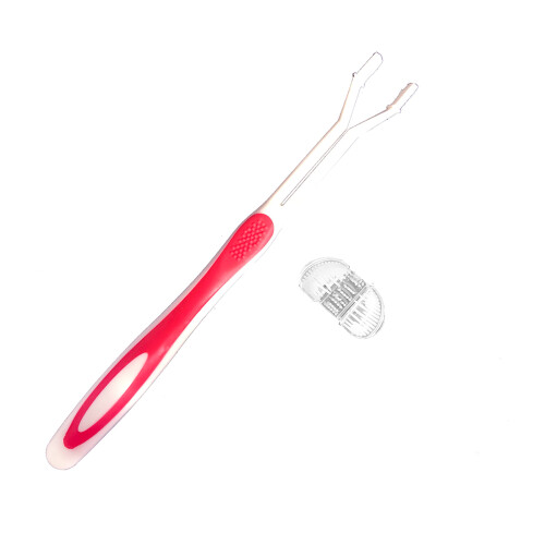 3-seitiges Zahnbürsten-Set 4 Köpfe Weich Kinder